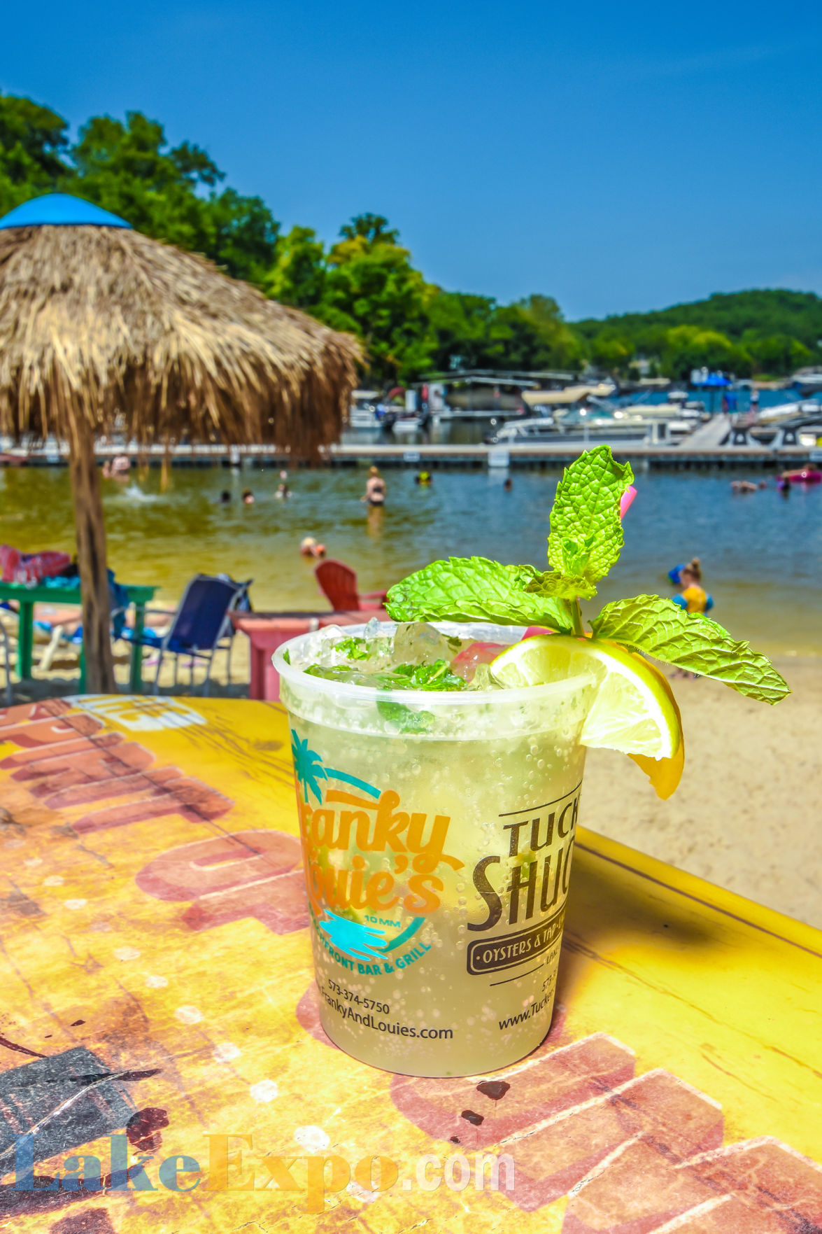 frankie & louies mojito drink
